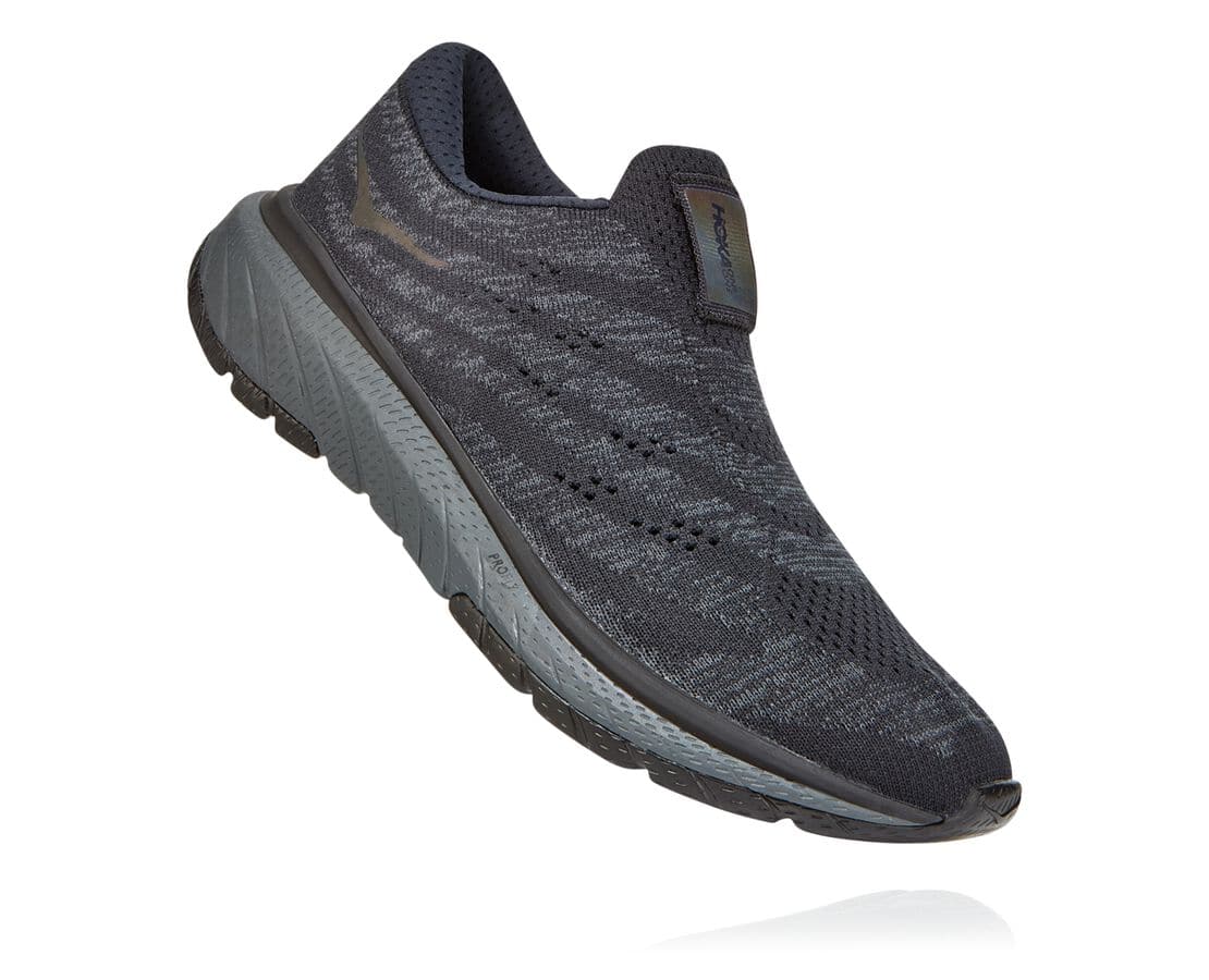 Hoka One One Cavu 3 Slip South Africa - Womens Road Running Shoes - Black / Dark Grey,FMBRE-8130